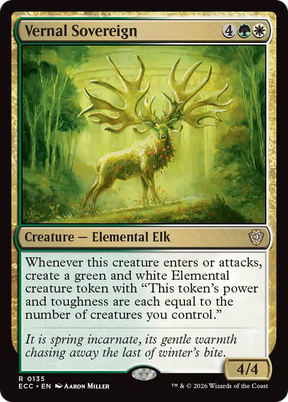 Magic: The Gathering - Vernal Sovereign - Lorwyn Eclipsed Commander