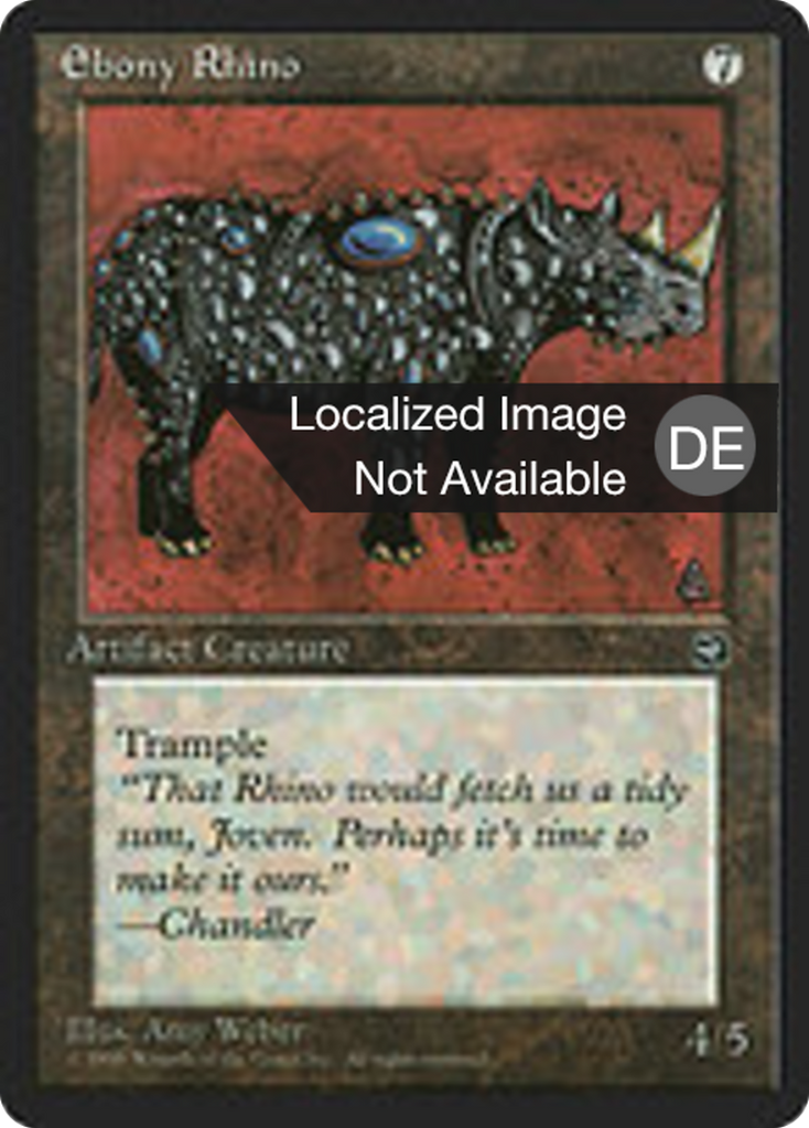 Magic: The Gathering - Ebenhölzernes Nashorn - Homelands