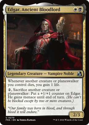 Magic: The Gathering - Edgar, Ancient Bloodlord - Reality Fracture