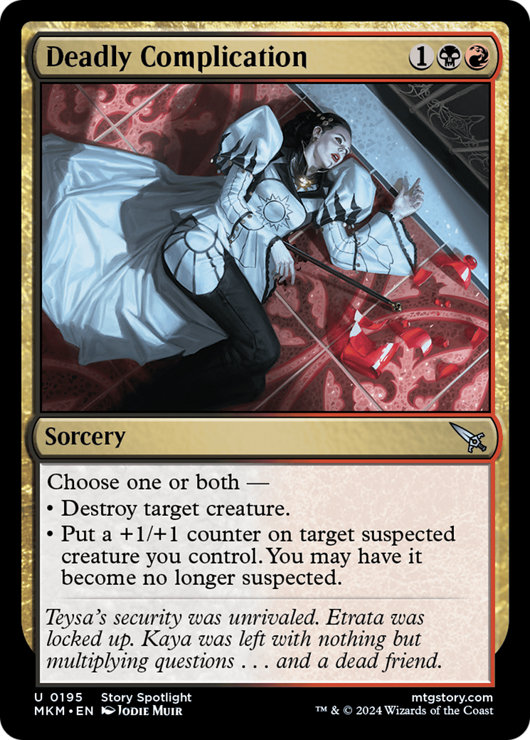 Magic: The Gathering - Deadly Complication Foil - Murders at Karlov Manor