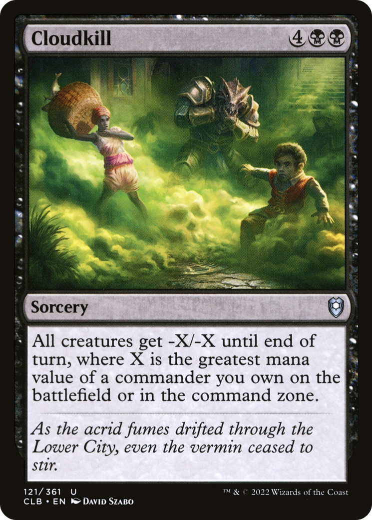 Magic: The Gathering - Cloudkill - Commander Legends: Battle for Baldur's Gate