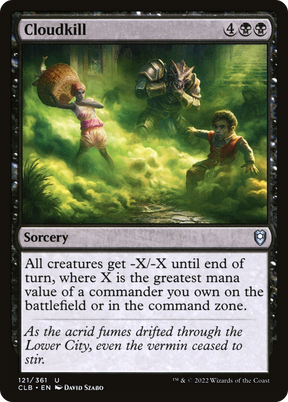 Magic: The Gathering - Cloudkill - Commander Legends: Battle for Baldur's Gate