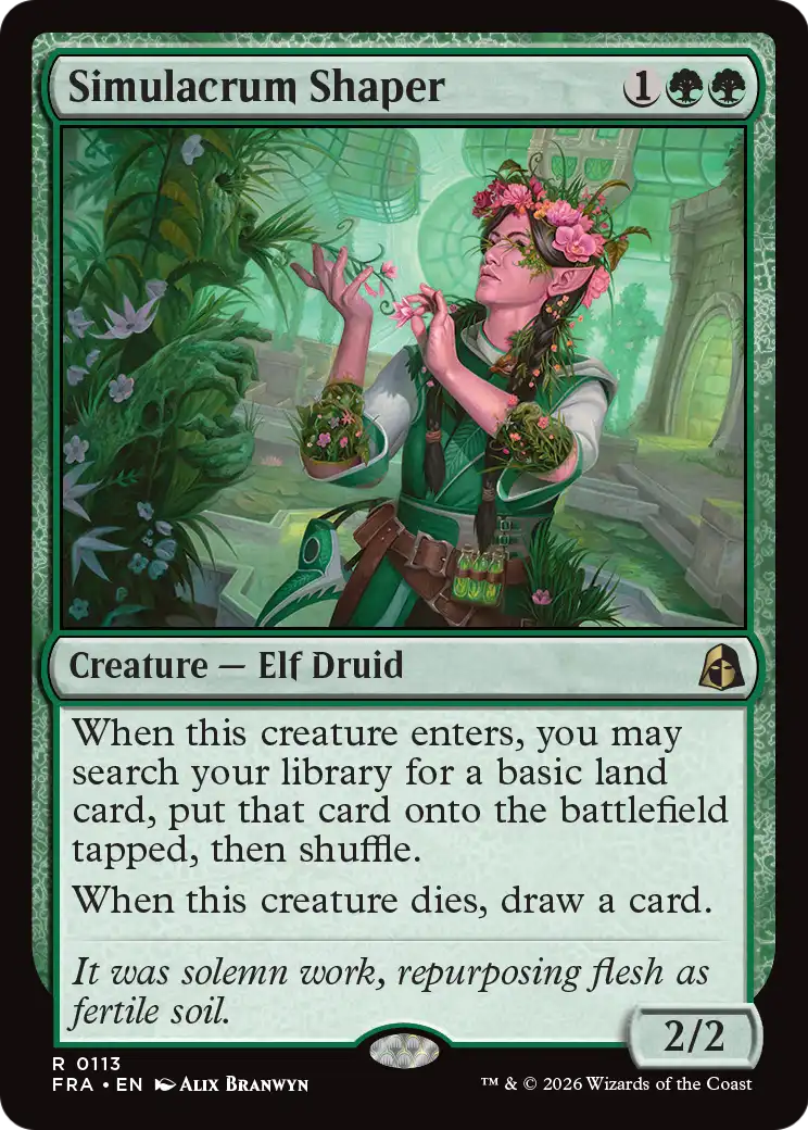 Magic: The Gathering - Simulacrum Shaper - Reality Fracture