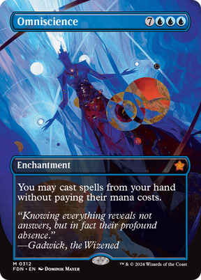 Magic: The Gathering - Omniscience Foil - Foundations