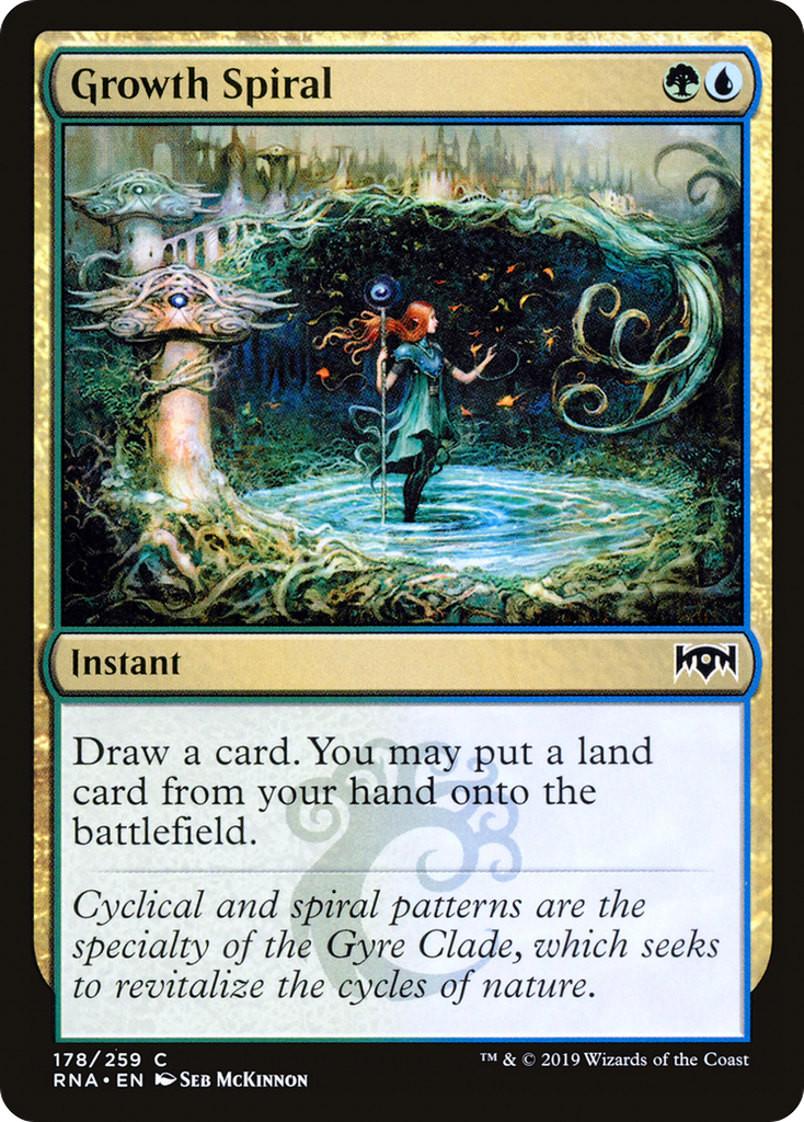 Magic: The Gathering - Growth Spiral Foil - Ravnica Allegiance