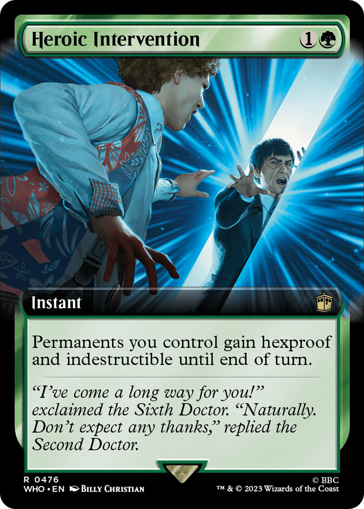 Magic: The Gathering - Heroic Intervention - Doctor Who
