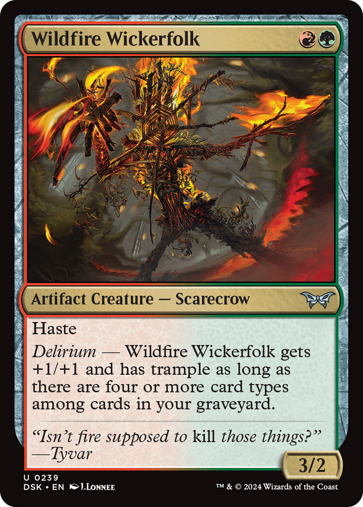 Magic: The Gathering - Wildfire Wickerfolk - Duskmourn: House of Horror