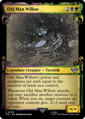 Magic: The Gathering - Old Man Willow Foil - The Lord of the Rings: Tales of Middle-earth