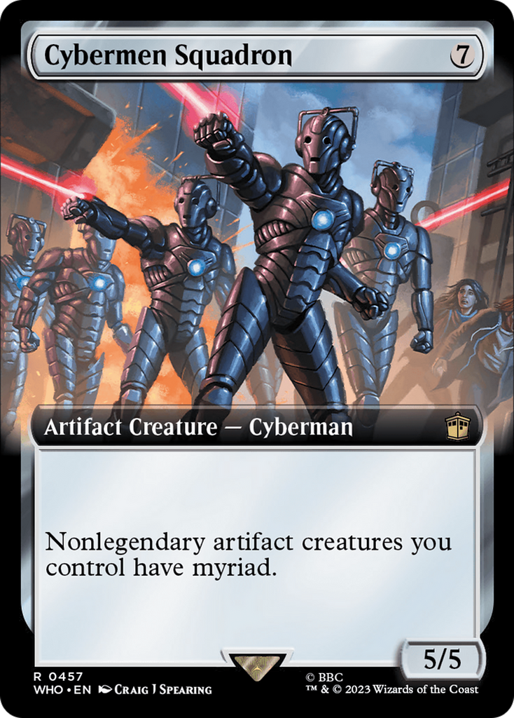 Magic: The Gathering - Cybermen Squadron Foil - Doctor Who