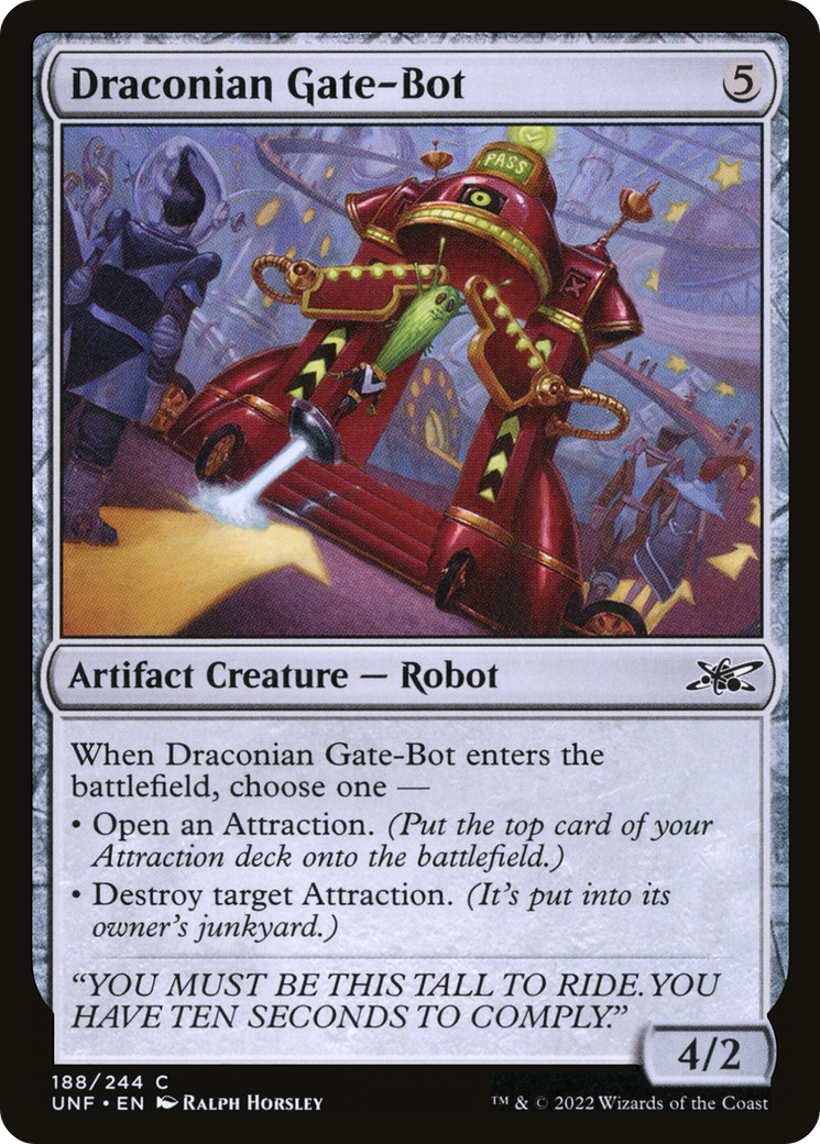 Magic: The Gathering - Draconian Gate-Bot - Unfinity
