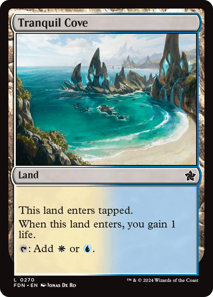 Magic: The Gathering - Tranquil Cove Foil - Foundations