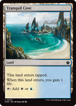 Magic: The Gathering - Tranquil Cove Foil - Foundations