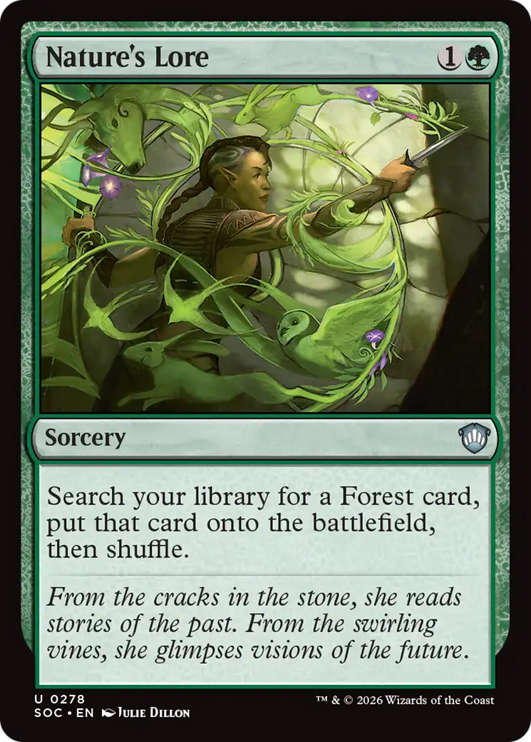 Magic: The Gathering - Nature's Lore - Secrets of Strixhaven Commander