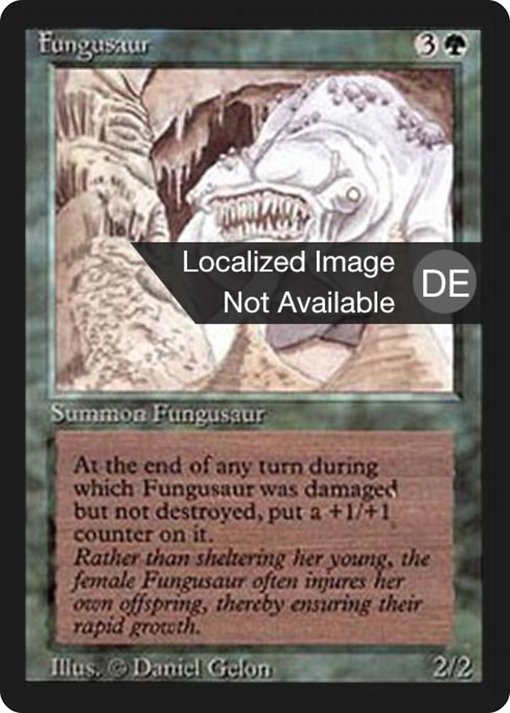 Magic: The Gathering - Fungusaurus - Foreign Black Border