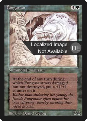 Magic: The Gathering - Fungusaurus - Foreign Black Border