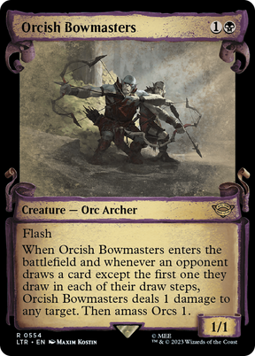 Magic: The Gathering - Orcish Bowmasters Foil - The Lord of the Rings: Tales of Middle-earth