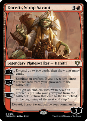 Magic: The Gathering - Daretti, Scrap Savant Foil - Commander Masters
