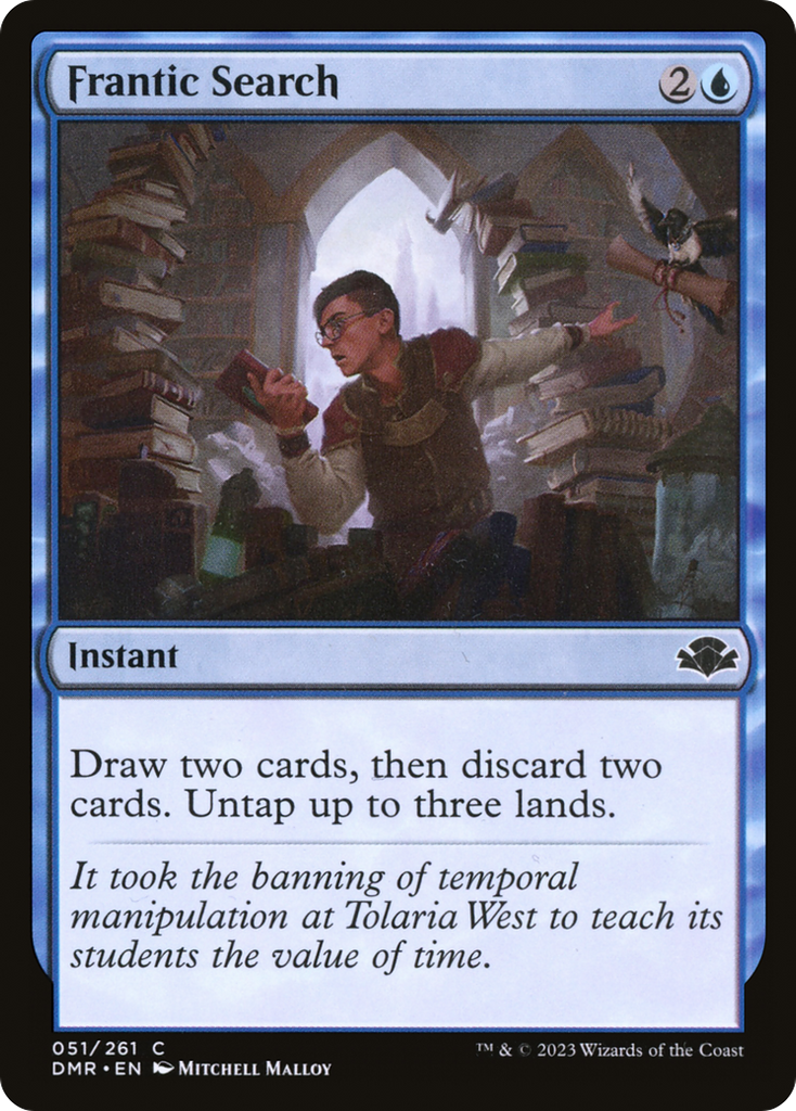 Magic: The Gathering - Frantic Search Foil - Dominaria Remastered