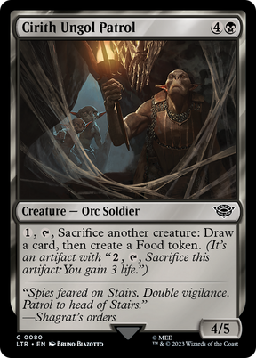 Magic: The Gathering - Cirith Ungol Patrol Foil - The Lord of the Rings: Tales of Middle-earth