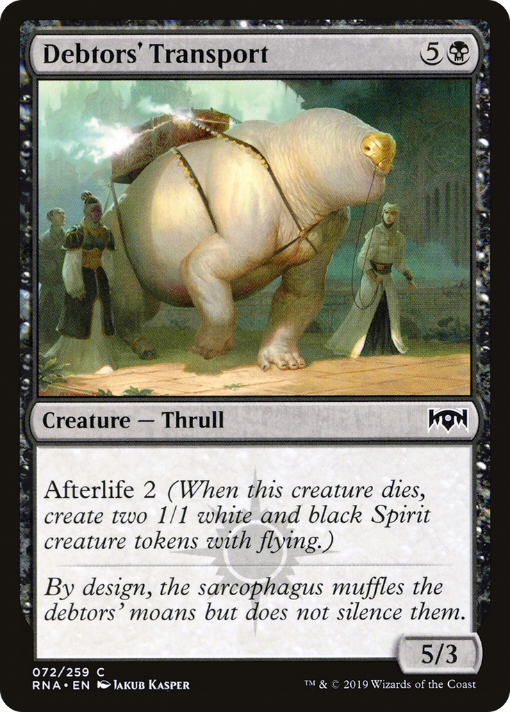 Magic: The Gathering - Debtors' Transport Foil - Ravnica Allegiance