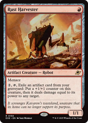 Magic: The Gathering - Rust Harvester Foil - Edge of Eternities