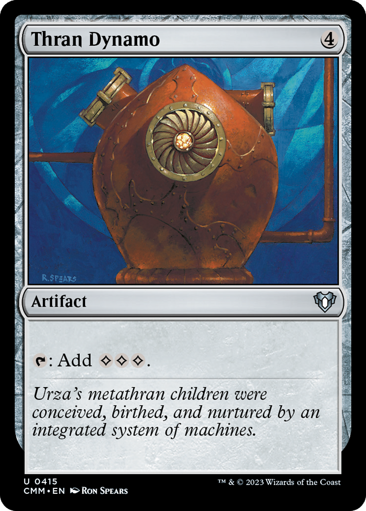 Magic: The Gathering - Thran Dynamo Foil - Commander Masters