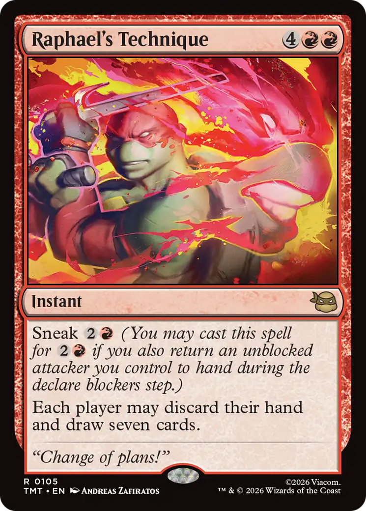 Magic: The Gathering - Raphael's Technique Foil - Teenage Mutant Ninja Turtles