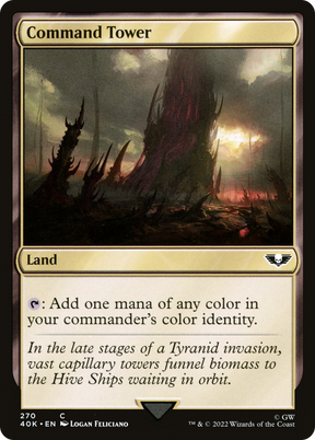 Magic: The Gathering - Command Tower - Warhammer 40000 Commander