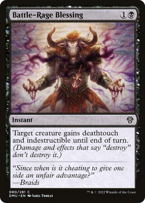 Magic: The Gathering - Battle-Rage Blessing Foil - Dominaria United