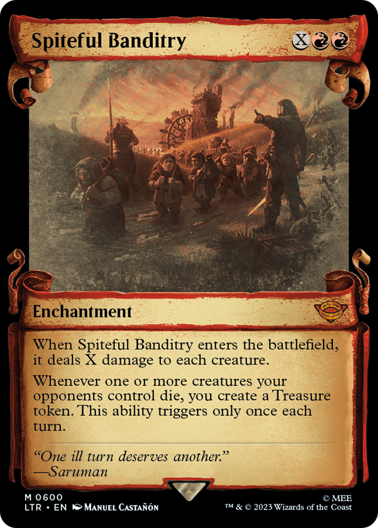 Magic: The Gathering - Spiteful Banditry Foil - The Lord of the Rings: Tales of Middle-earth
