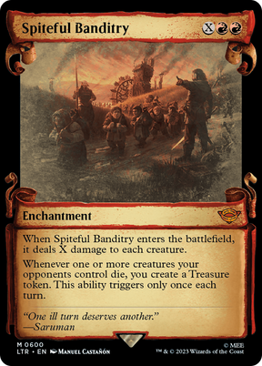 Magic: The Gathering - Spiteful Banditry Foil - The Lord of the Rings: Tales of Middle-earth