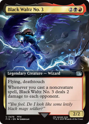 Magic: The Gathering - Black Waltz No. 3 Foil - Final Fantasy
