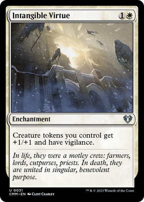 Magic: The Gathering - Intangible Virtue Foil - Commander Masters