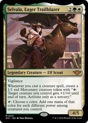 Magic: The Gathering - Selvala, Eager Trailblazer Foil - Outlaws of Thunder Junction