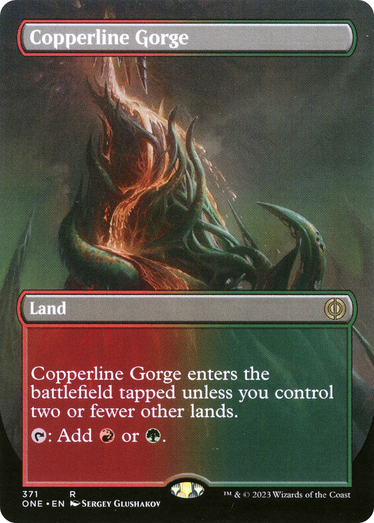 Magic: The Gathering - Copperline Gorge Foil - Phyrexia: All Will Be One