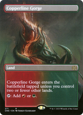 Magic: The Gathering - Copperline Gorge Foil - Phyrexia: All Will Be One