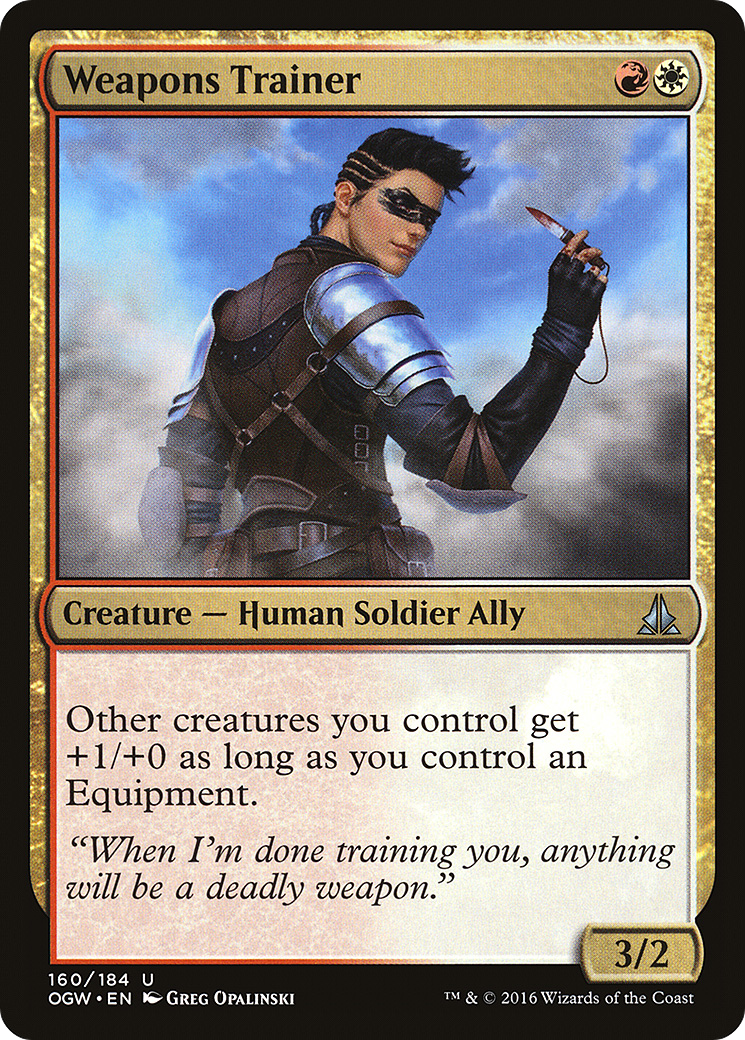 Magic: The Gathering - Weapons Trainer Foil - Oath of the Gatewatch