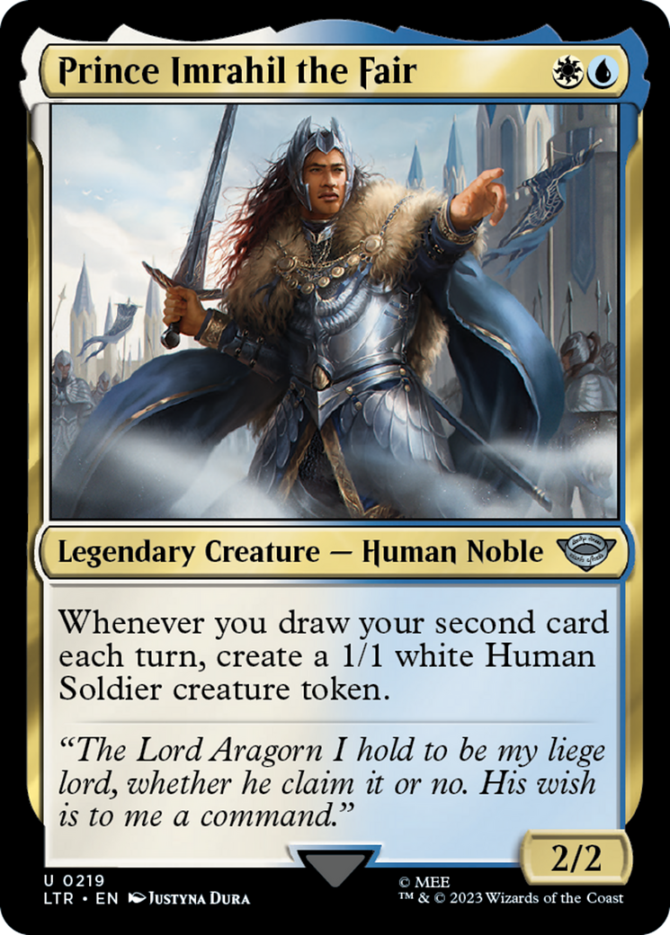 Magic: The Gathering - Prince Imrahil the Fair Foil - The Lord of the Rings: Tales of Middle-earth