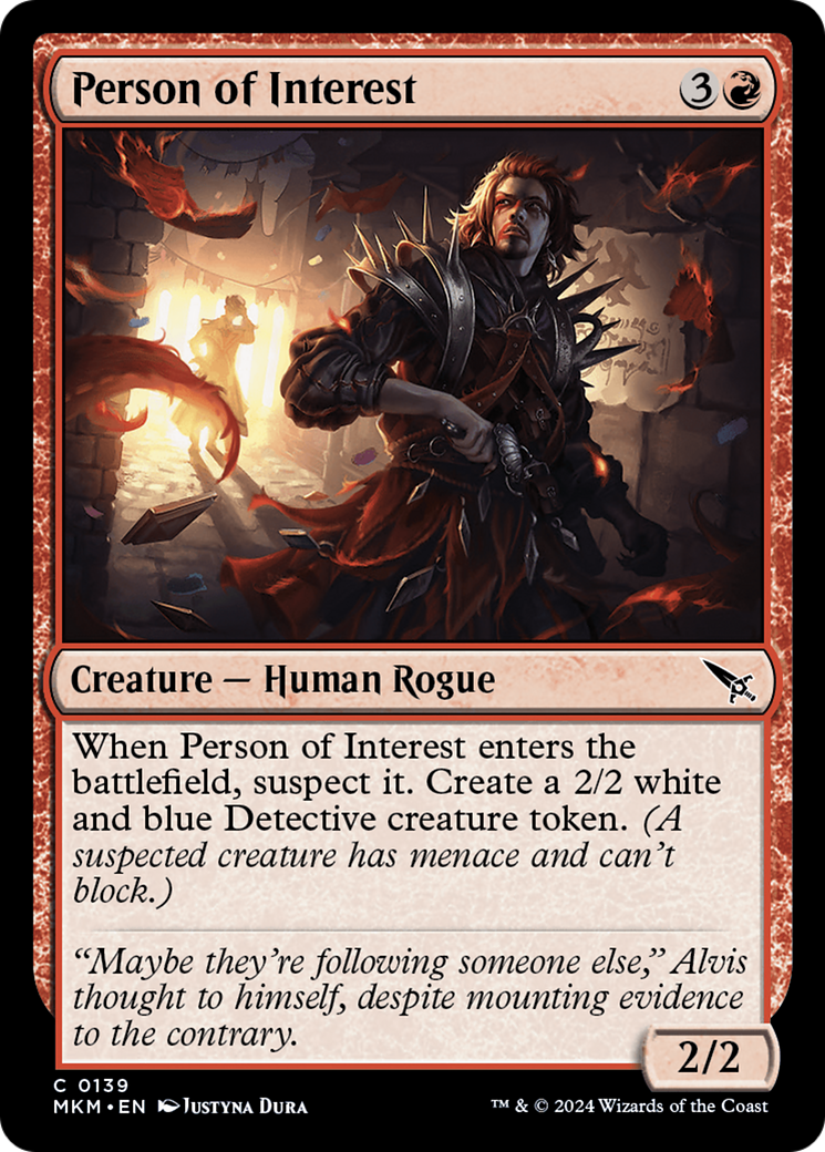Magic: The Gathering - Person of Interest - Murders at Karlov Manor