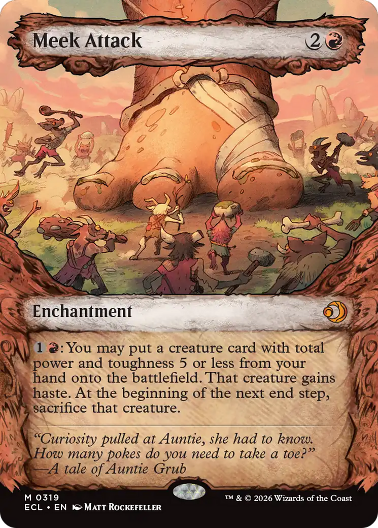 Magic: The Gathering - Meek Attack Foil - Lorwyn Eclipsed
