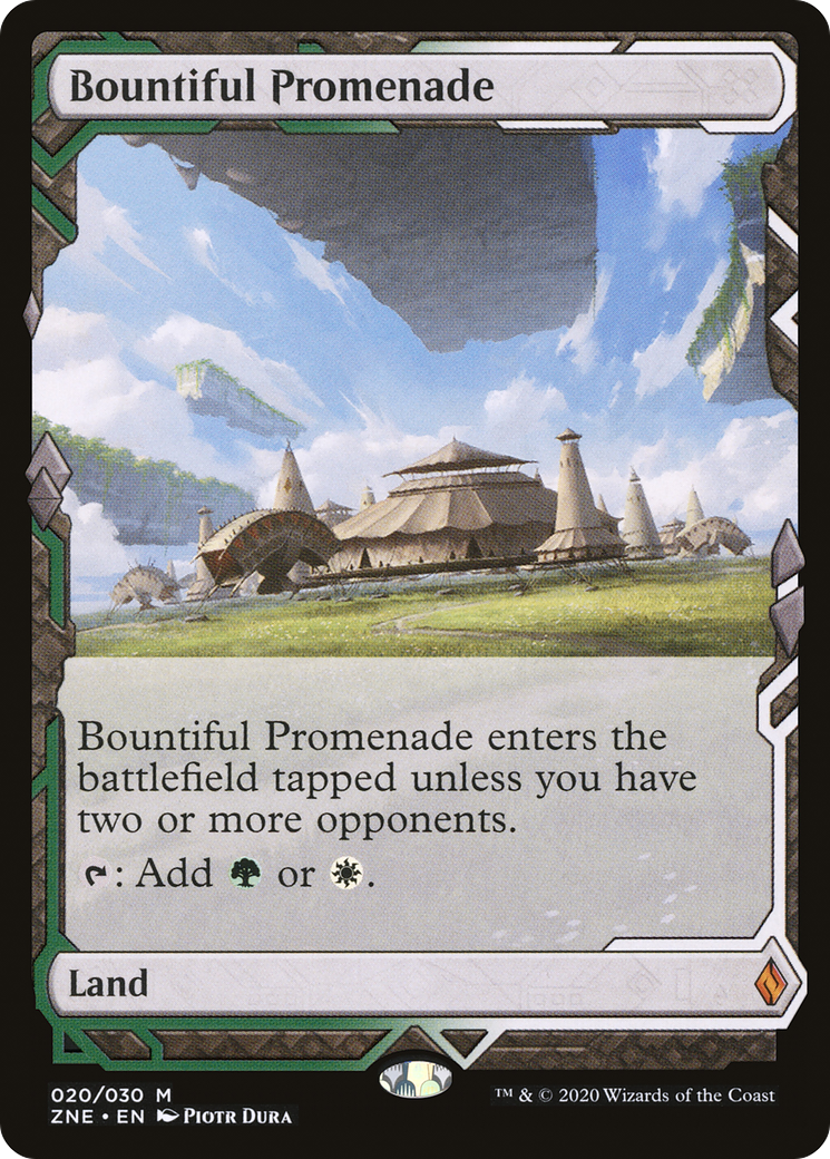 Magic: The Gathering - Bountiful Promenade Foil - Zendikar Rising Expeditions