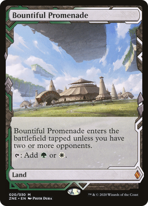 Magic: The Gathering - Bountiful Promenade Foil - Zendikar Rising Expeditions