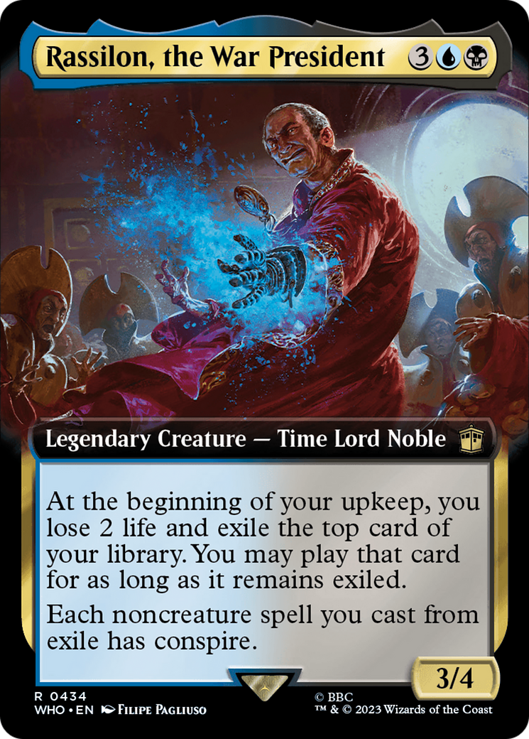 Magic: The Gathering - Rassilon, the War President Foil - Doctor Who