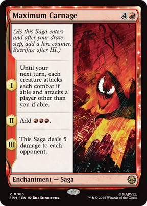 Magic: The Gathering - Maximum Carnage Foil - Marvel's Spider-Man