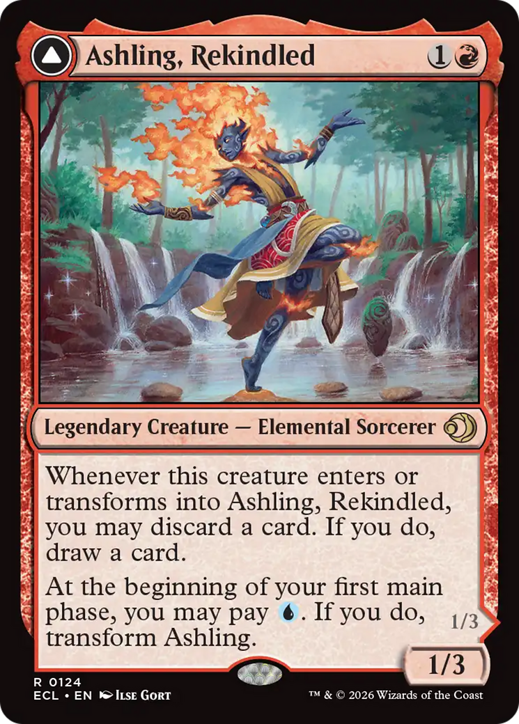 Magic: The Gathering - Ashling, Rekindled // Ashling, Rimebound - Lorwyn Eclipsed