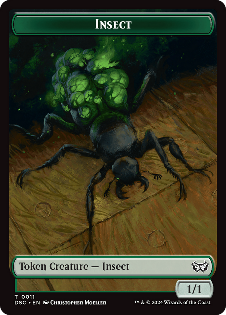 Magic: The Gathering - Insect Token - Duskmourn Commander Tokens