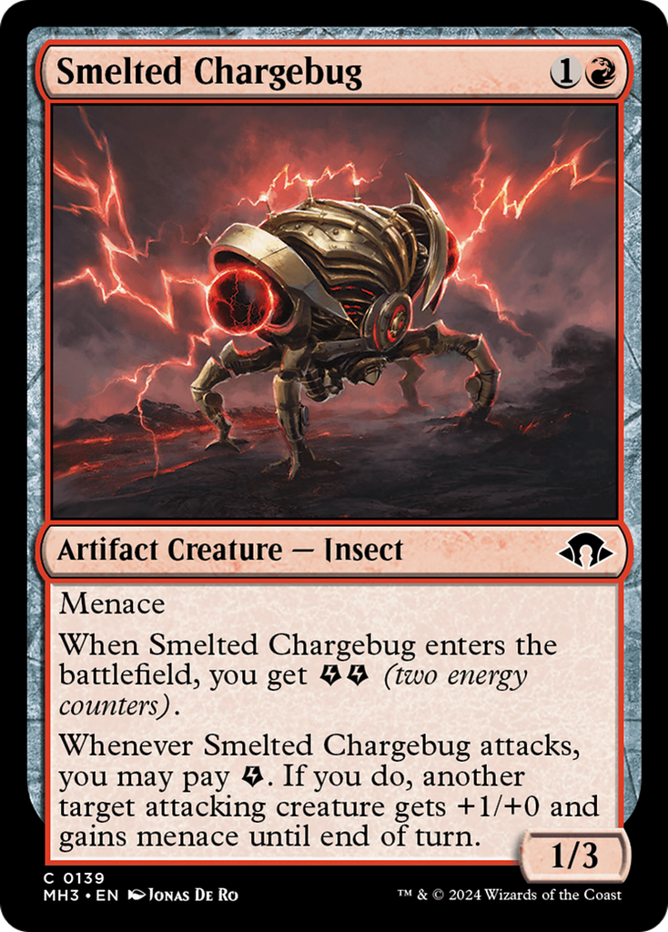 Magic: The Gathering - Smelted Chargebug - Modern Horizons 3