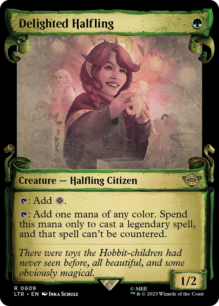 Magic: The Gathering - Delighted Halfling - The Lord of the Rings: Tales of Middle-earth