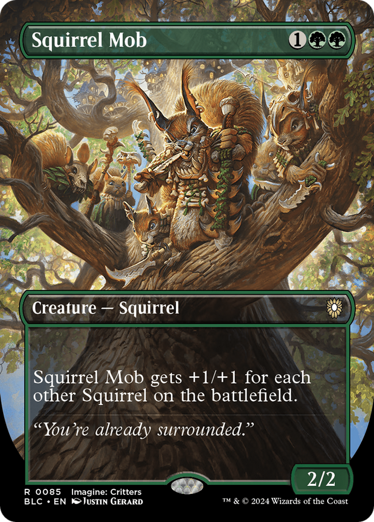 Magic: The Gathering - Squirrel Mob Foil - Bloomburrow Commander