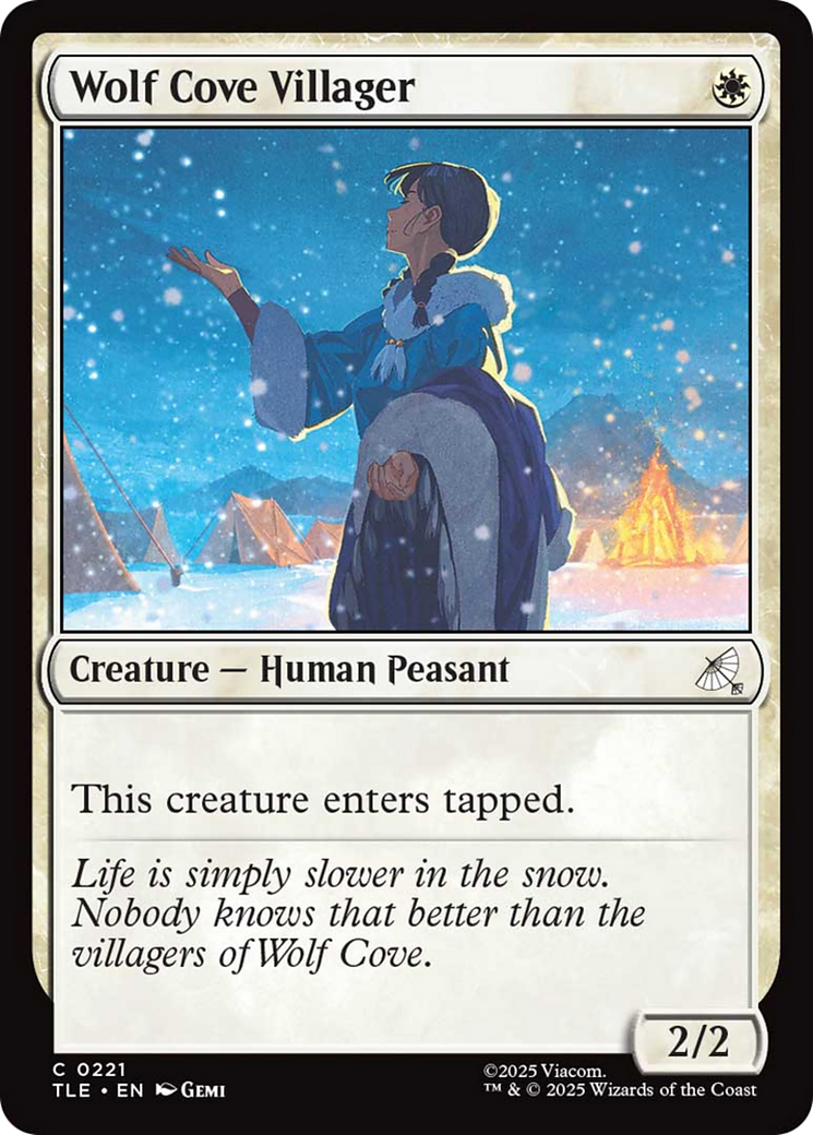 Magic: The Gathering - Wolf Cove Villager - Avatar: The Last Airbender Eternal